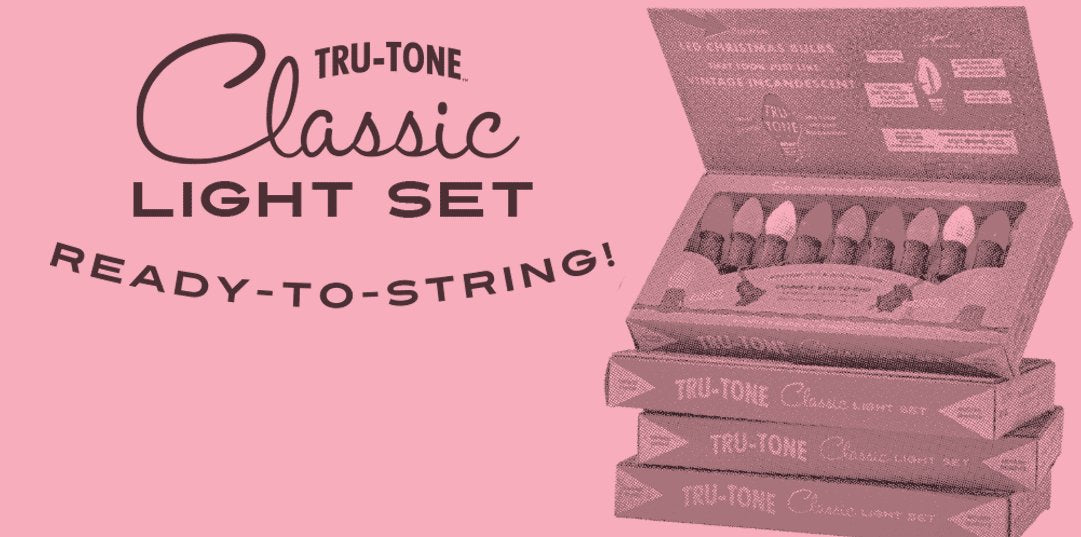 TruTone™ Complete Light Set. Vintagestyle LED Christmas lights