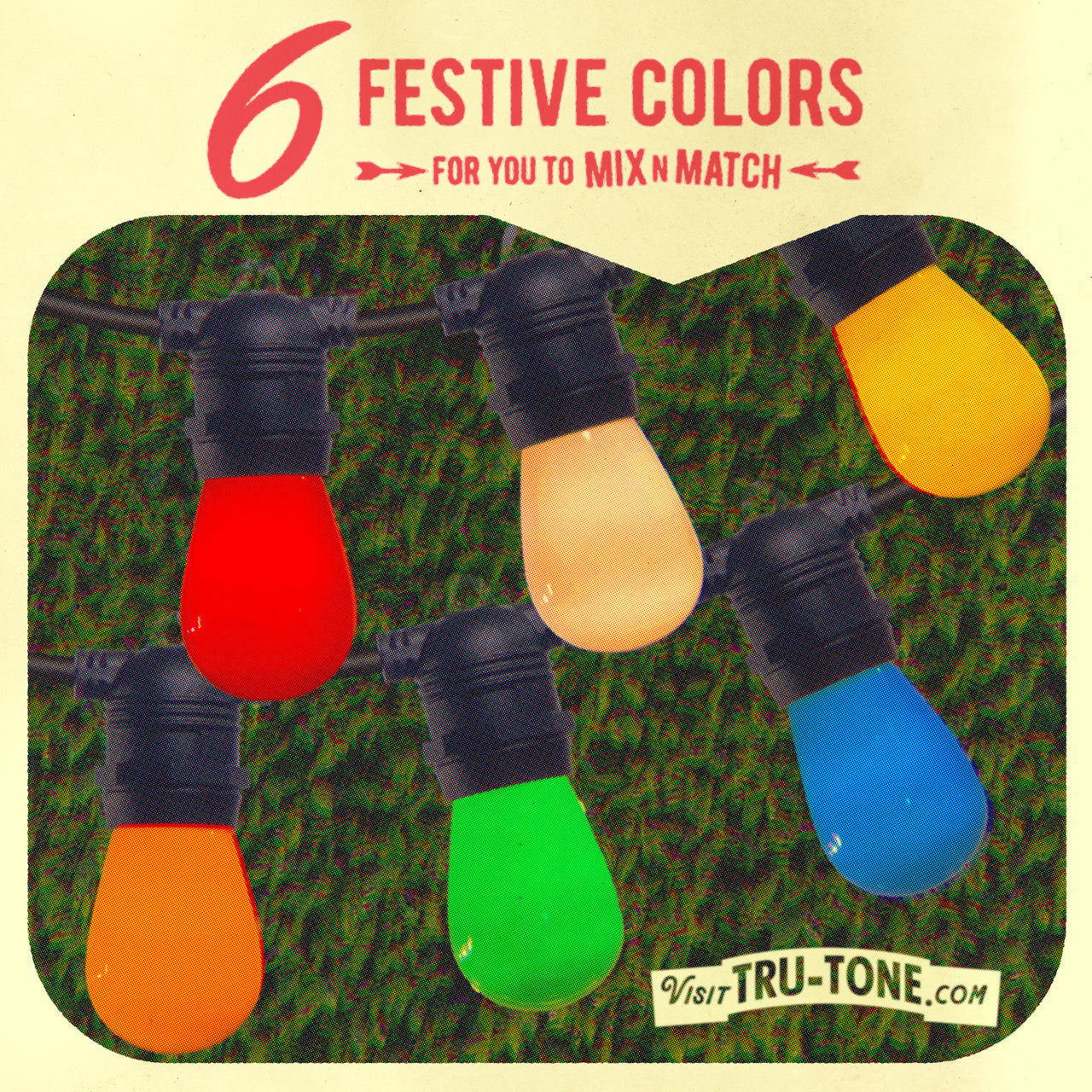 Patio Lights - Colorful S14 LED Light bulbs for Bistro Light Strings ...