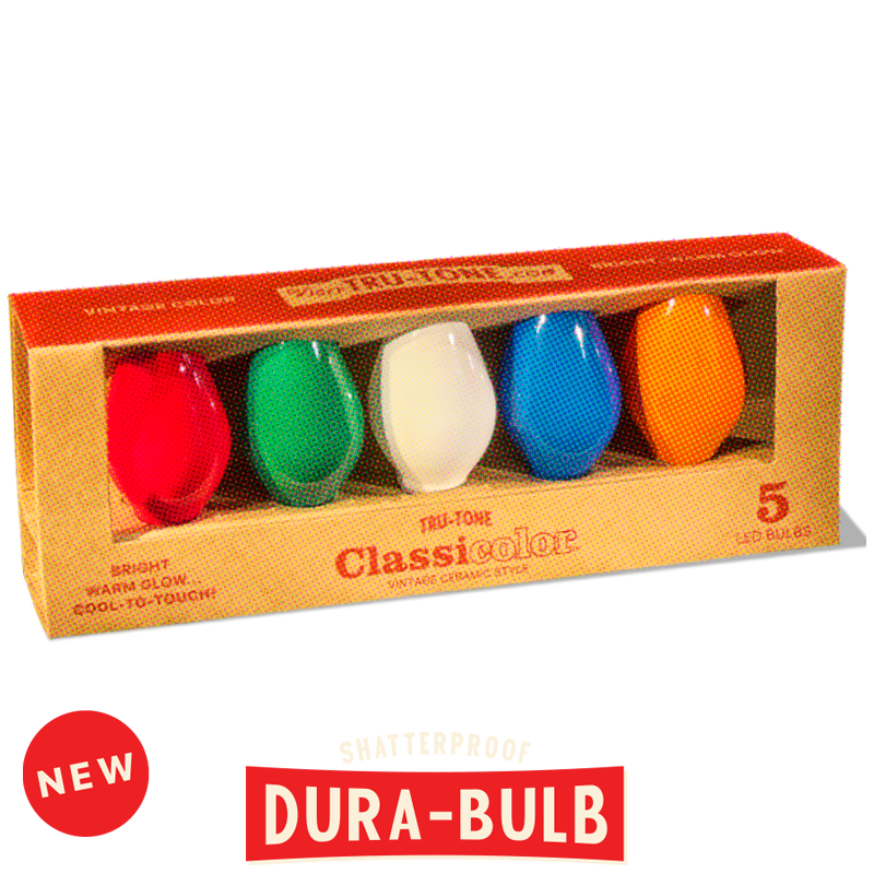 C9 Dura-Bulb™ Classicolor™ • 5-Pack