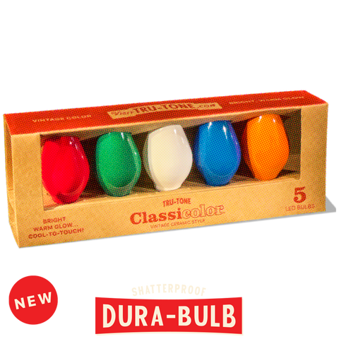 C9 Dura-Bulb™ Classicolor™ • 5-Pack