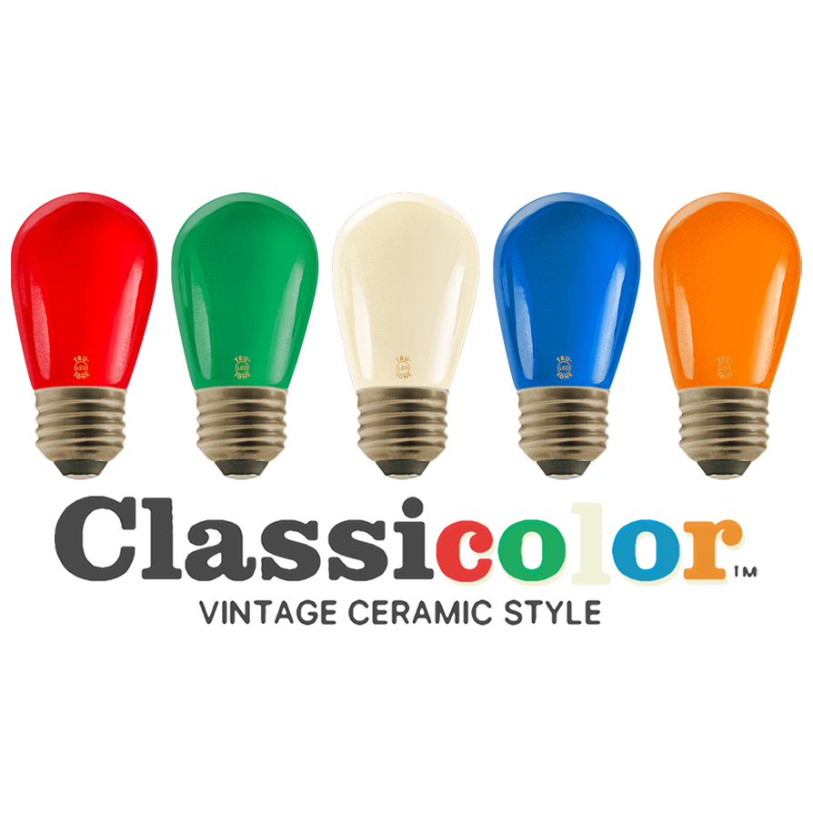 Tru-Tone™ S14 Classicolor™ vintage ceramic style LED• 25 ct.