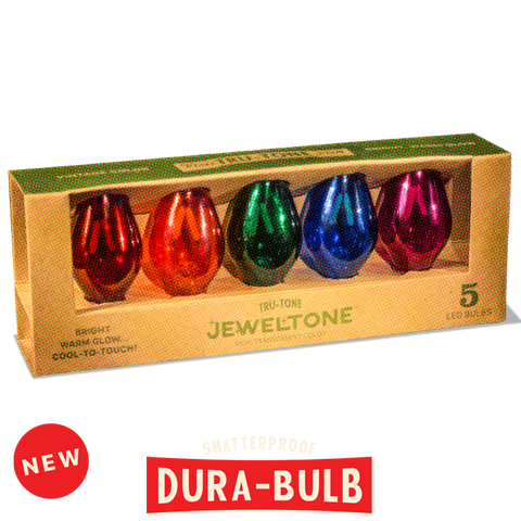 C9 Dura-Bulb™ Jeweltone™ • 5-Pack