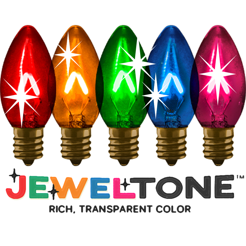 C9 Twinkle Lite Dura-Bulb™ Jeweltone™ • 25 ct.