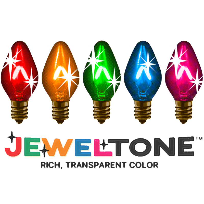 C7 Twinkle Lite Dura-Bulb™ Jeweltone™ • 25 ct.