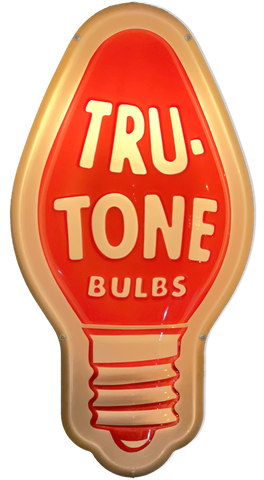 Tru-Tone Bulb Retail Sign